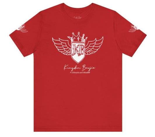 Kingdom Boujie Luxury Eagle Wings Crew Neck T-Shirts