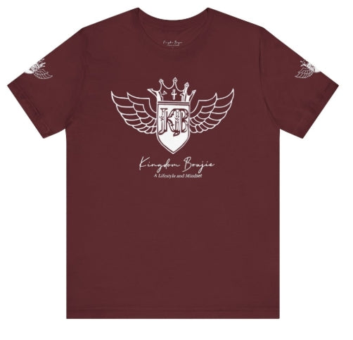 Kingdom Boujie Luxury Eagle Wings Crew Neck T-Shirts