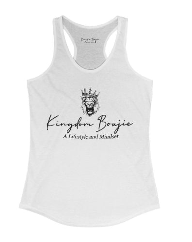 Kingdom Boujie Luxury Signature Racerback Bold Lion Tank Top