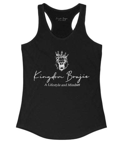 Kingdom Boujie Luxury Bold Lion Racerback Tank Top