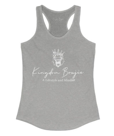 Kingdom Boujie Luxury Bold Lion Racerback Tank Top