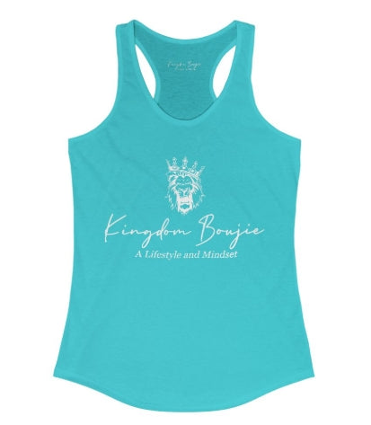 Kingdom Boujie Luxury Bold Lion Racerback Tank Top