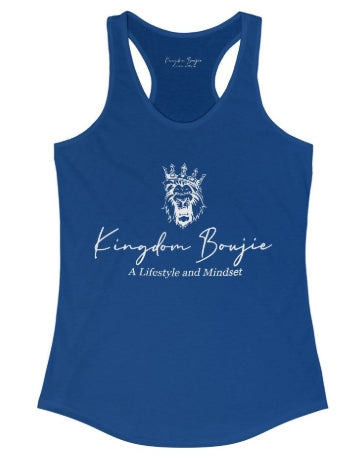 Kingdom Boujie Luxury Bold Lion Racerback Tank Top