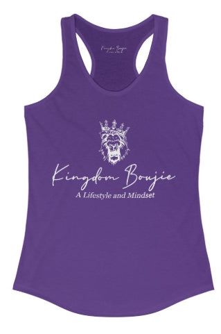 Kingdom Boujie Luxury Bold Lion Racerback Tank Top