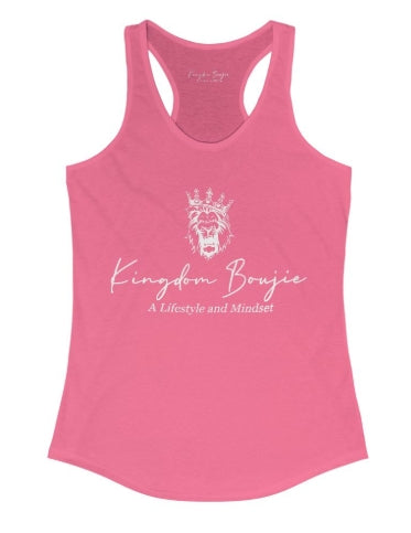 Kingdom Boujie Luxury Bold Lion Racerback Tank Top