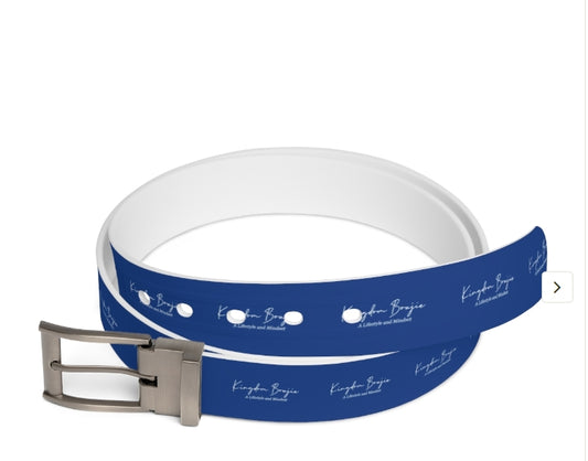Kingdom Boujie Luxury Blue Signature Belt