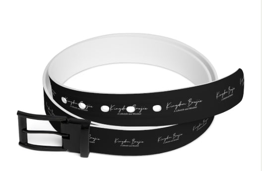 KIngdom Boujie Luxury Black Signature Belt