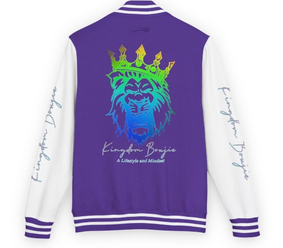 Kingdom Boujie Luxury Bold Lion Letterman Jacket
