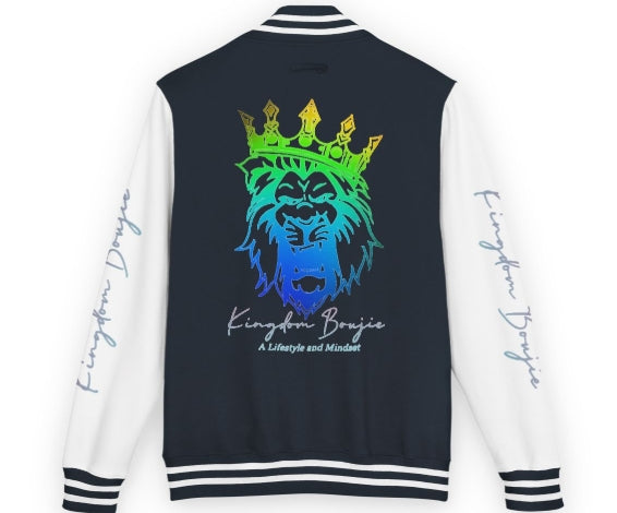 Kingdom Boujie Luxury Bold Lion Letterman Jacket