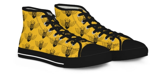 Kingdom Boujie Luxury Eagle Wings High Top Sneakers