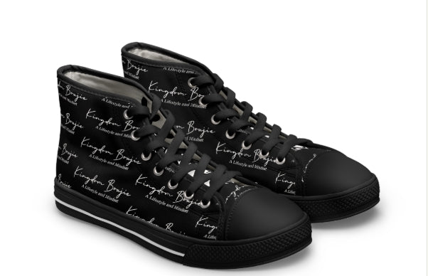 Kingdom Boujie Luxury Signature High Top Sneakers