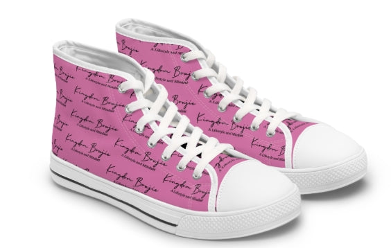 Kingdom Boujie Luxury Signature High Top Sneakers