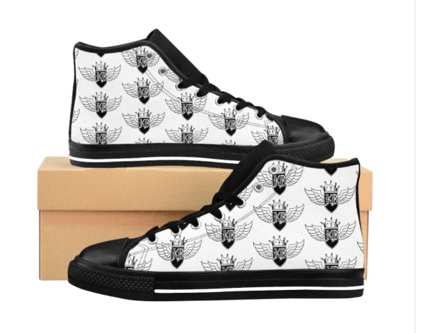 Kingdom Boujie Luxury Eagle Wings High Top Sneakers